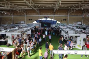 Plano aéreo de la feria